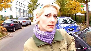 Shy German Housewife Pickup and no Condom Porn Casting Sex