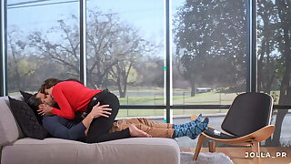 I finally got my psychology patient to fuck me in my office