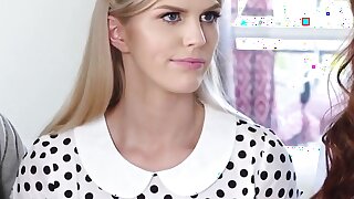 FamilyStrokes - Milf Doctor River London Helps Syren De Mer And Her Hubby Bond With Stepdaughter