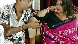 Indian New Stepmom First sex with Teen Son! Hot XXX Sex