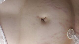 Horny busty cheating wife Milky Mari remove condom from a cock and get balls deep creampie in hairy pussy!