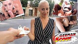GERMAN SCOUT - MATURE YELENA'S PICKUP AND FUCK AT STREET CAST
