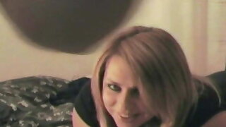 Sweet Blonde MILF Has Awesome Homemade BJ Sex Session
