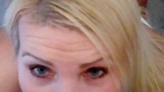 He films me fucking my pussy, shaving and taking his cum