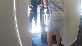 Recently Divorced Young Mom Flashes her Body to delivery boy